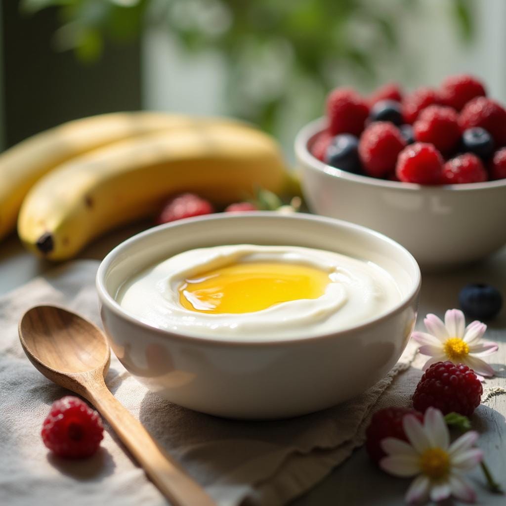 Yoğurt ve bal, sağlığı güçlendirir! Enerji için en iyi karışım! 1 yogurt ve bal sagligi guclendirir enerji icin en iyi karisim