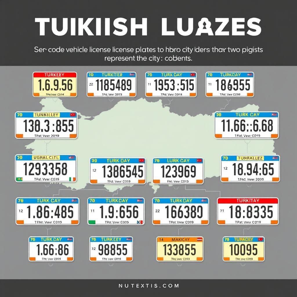 Araç Plakalarında Şehir Kodları ve Anlamı arac plakalarinda sehir kodlari ve anlami
