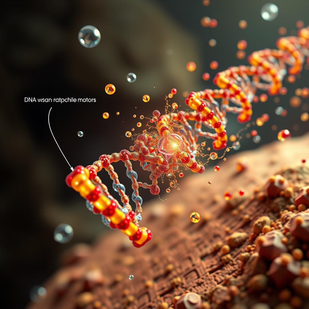 DNA Nanopartikül Motorları: Kimyasal Enerjiyle Hareket 1 dna nanopartikul motorlari kimyasal enerjiyle hareket