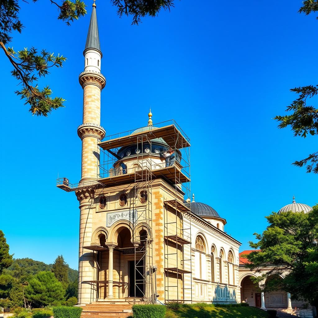 675 Yıllık Hatunlar Türbesi Restorasyonu Başladı 675 yillik hatunlar turbesi restorasyonu basladi