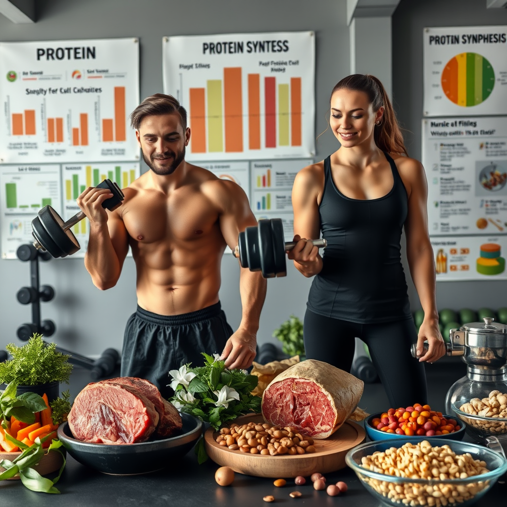 Kas Protein Sentezi: Diyet ve Antrenman Etkisi 1 kas protein sentezi diyet ve antrenman etkisi