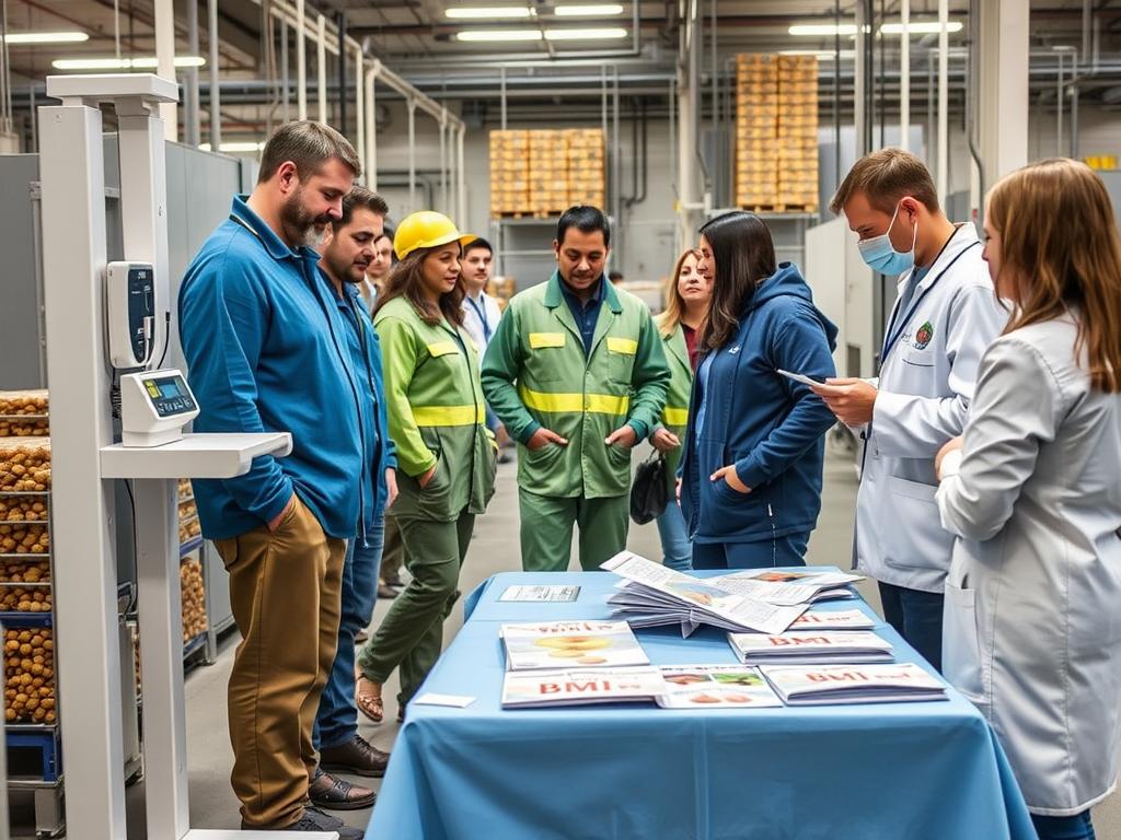 Fındık Fabrikasında 200 Çalışana VKİ Ölçümü Yapıldı! findik fabrikasinda 200 calisana vki olcumu yapildi