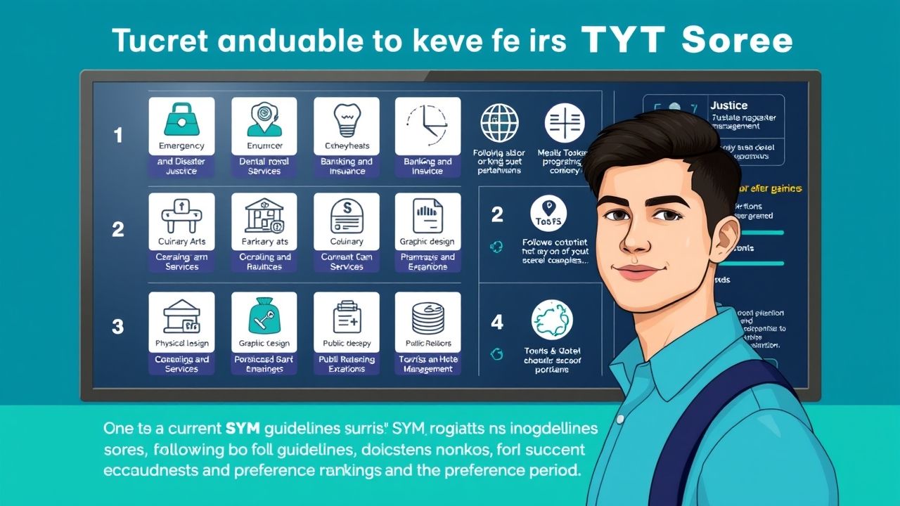 2025'te TYT ile 2 Yıllık Bölüm Seçenekleri 2025te tyt ile 2 yillik bolum secenekleri