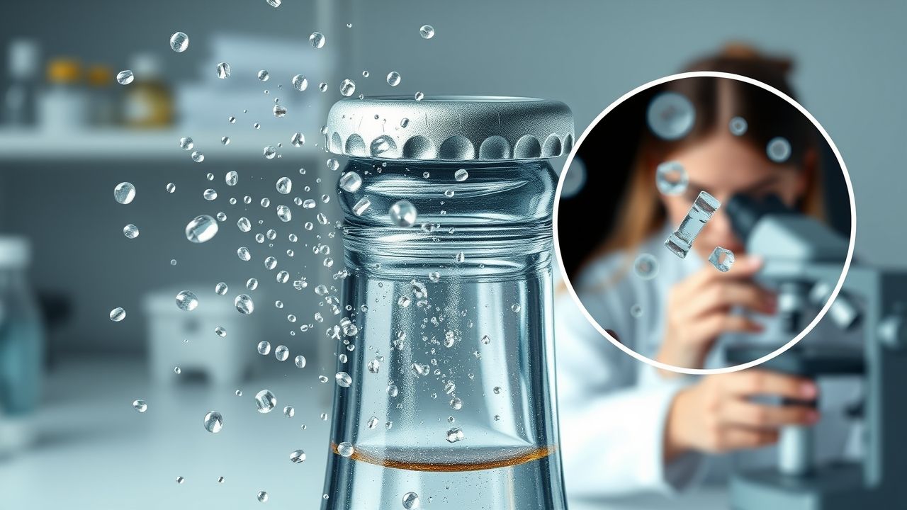Cam şişelerde mikroplastik riski artıyor cam siselerde mikroplastik riski artiyor