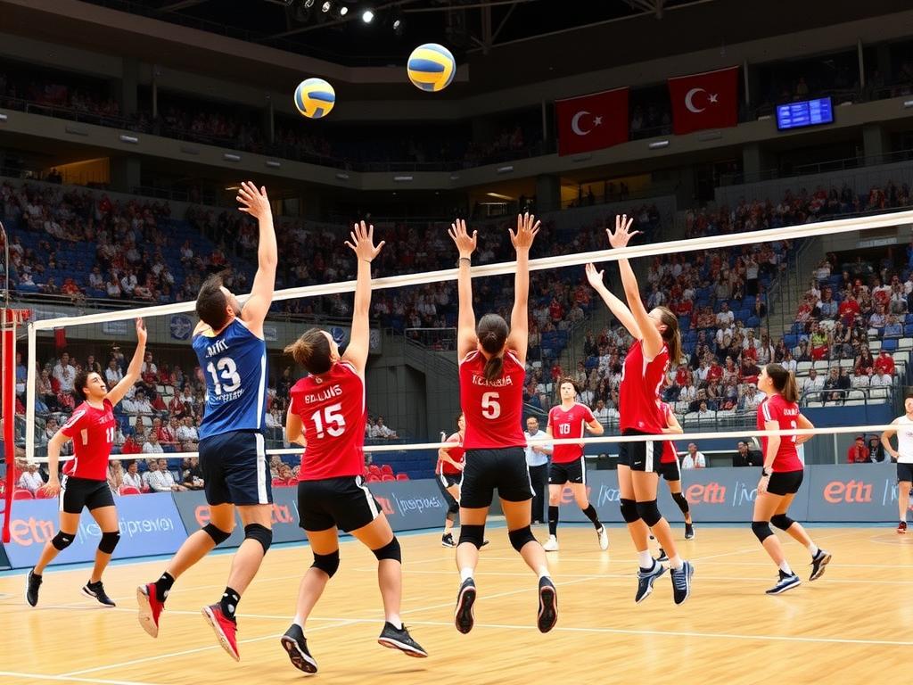 Türkiye, Güney Kore'yi Voleybolda Yendi! turkiye guney koreyi voleybolda yendi