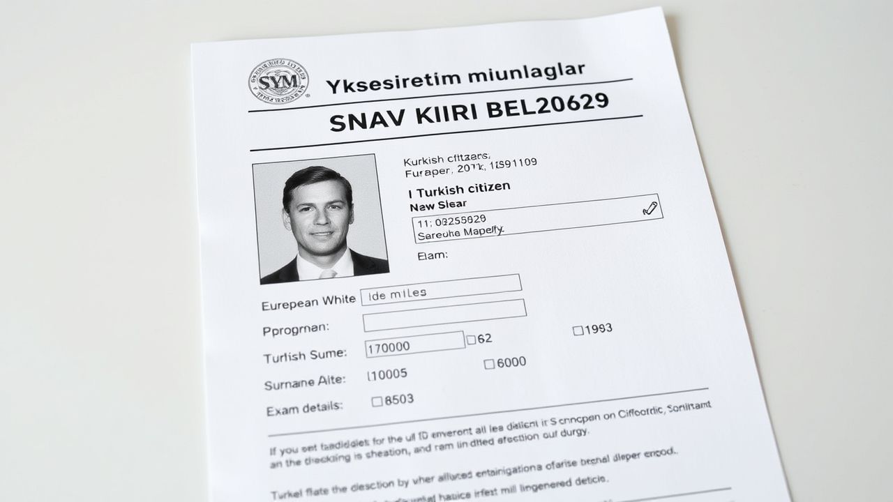 YKS 2025 Giriş Belgesi: Renkli Olmak Zorunlu Değil yks 2025 giris belgesi renkli olmak zorunlu degil