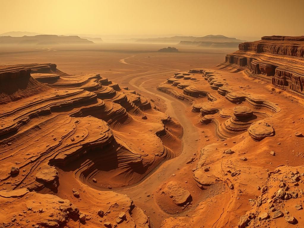 Mars'ta Dev Nehirlerin İzleri Bulundu marsta dev nehirlerin izleri bulundu