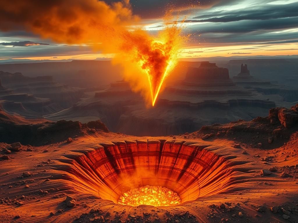 Meteor Çarpması Grand Canyon'u Sarsmış Olabilir meteor carpmasi grand canyonu sarsmis olabilir