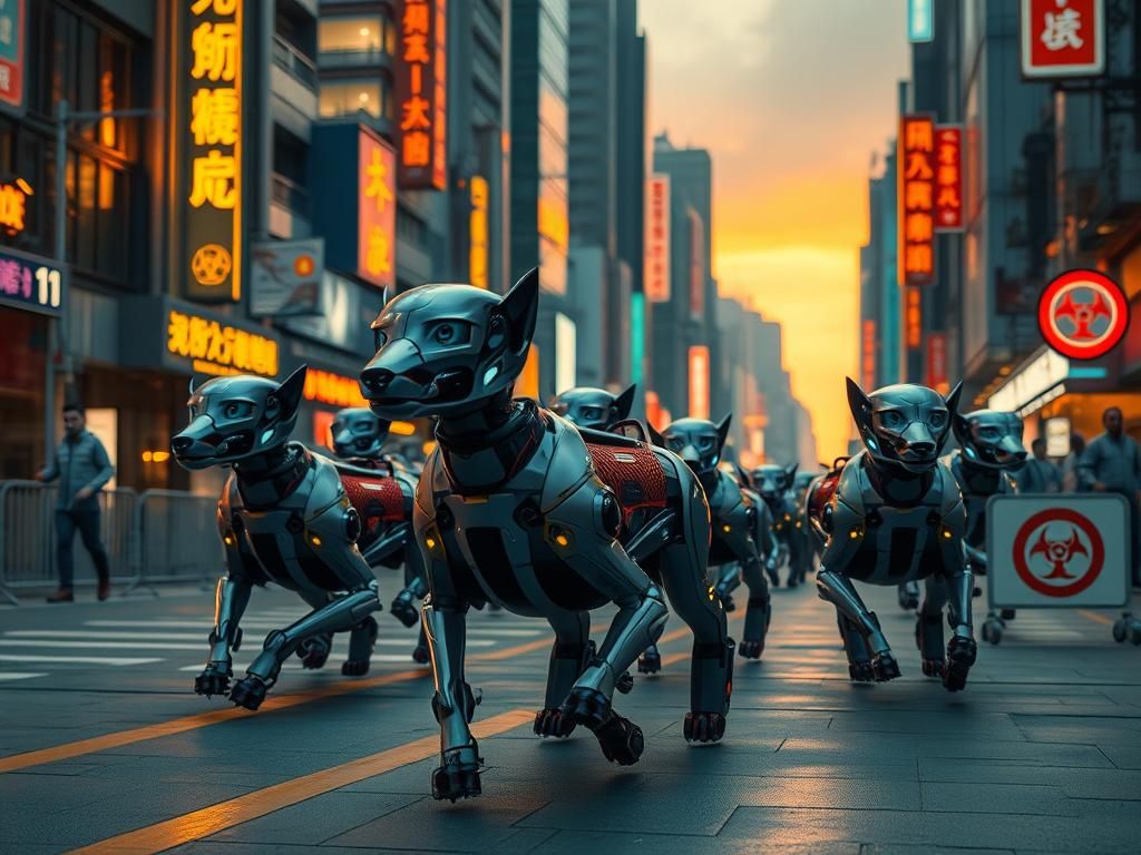 Robot Köpeklerle Virüsle Mücadele robot kopeklerle virusle mucadele
