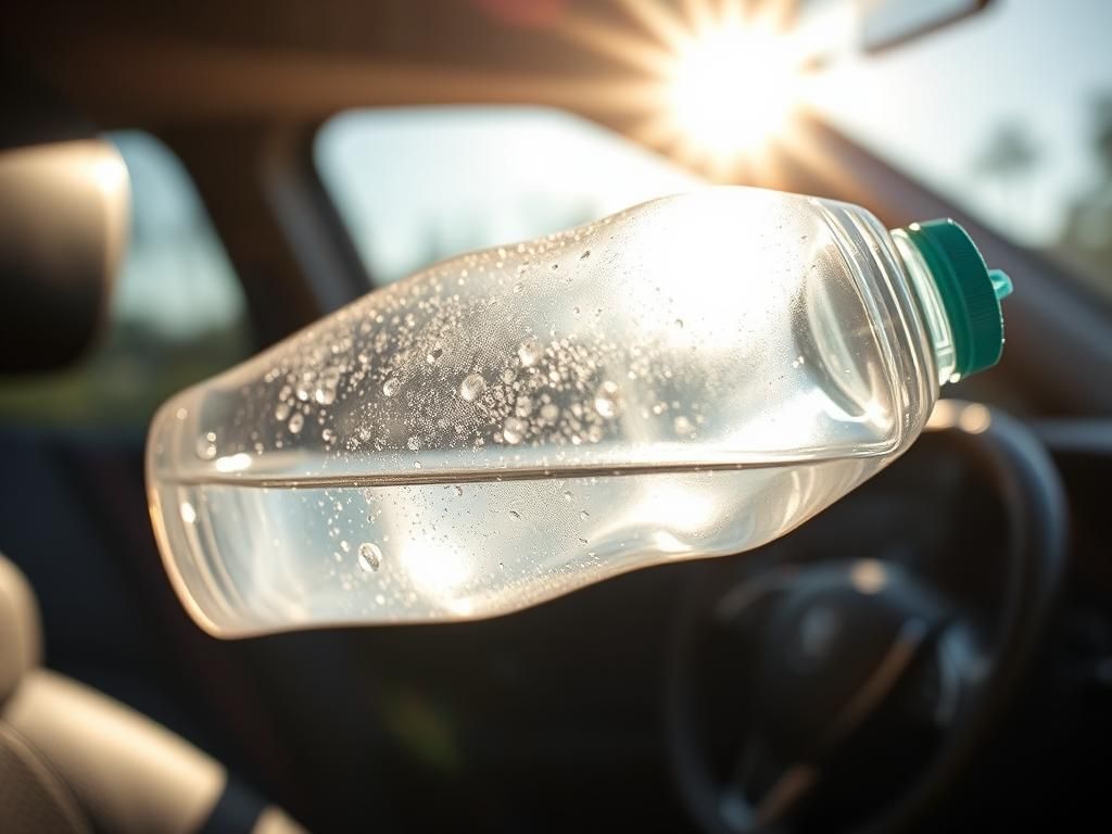 Sıcak Arabanızda Plastik Şişe Tehlikesi sicak arabanizda plastik sise tehlikesi