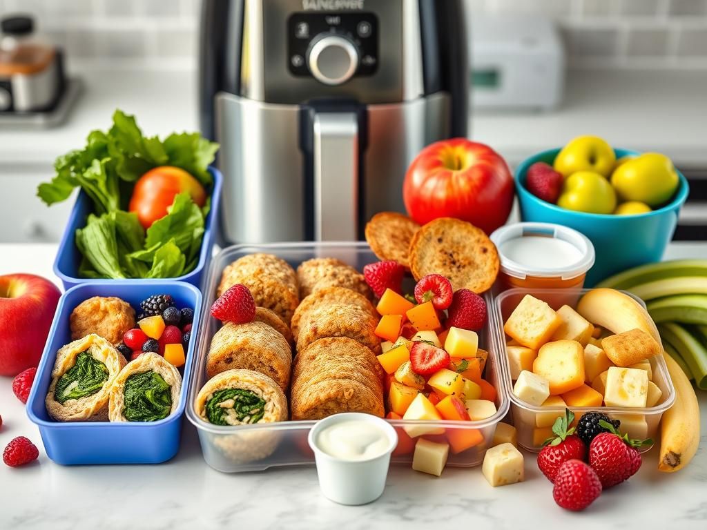 Airfryer ile Sağlıklı Beslenme Çantası airfryer ile saglikli beslenme cantasi